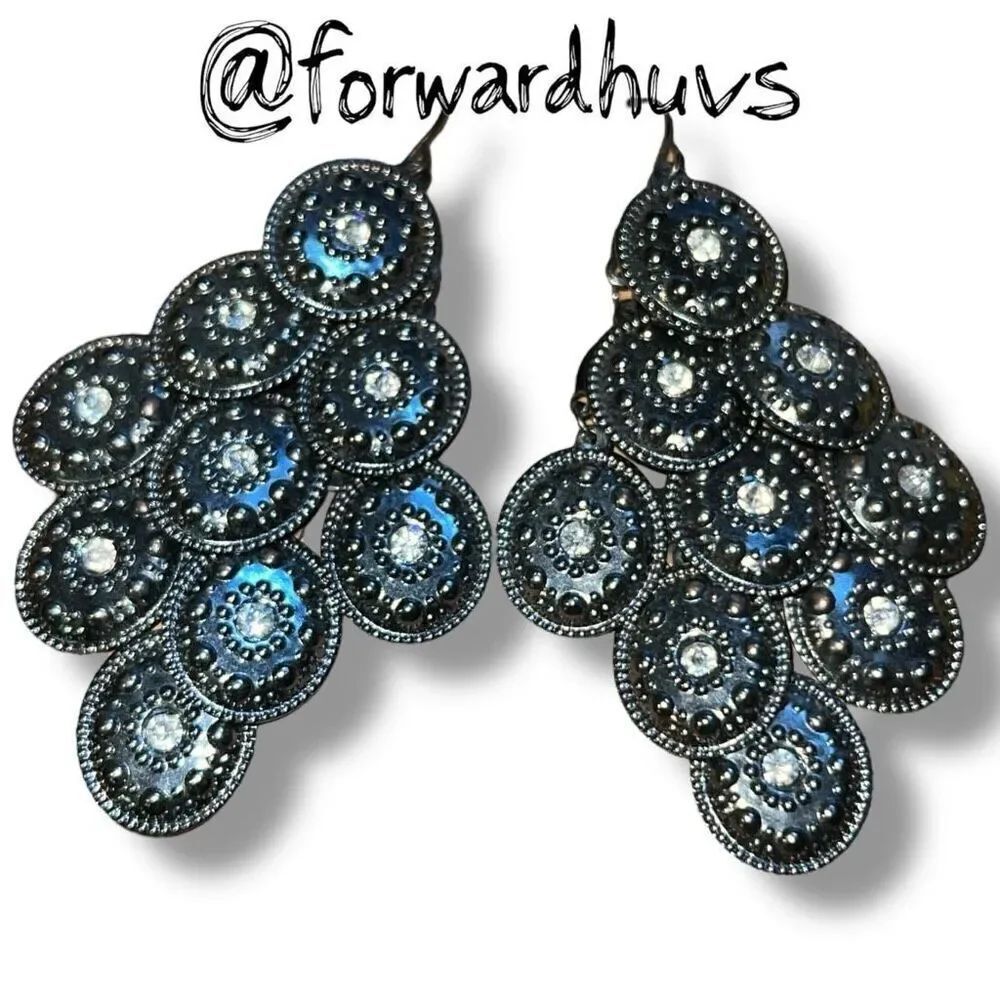 Bundle Sale 3 for $15 | 3” Cascade Earrings – Layered Circular Design